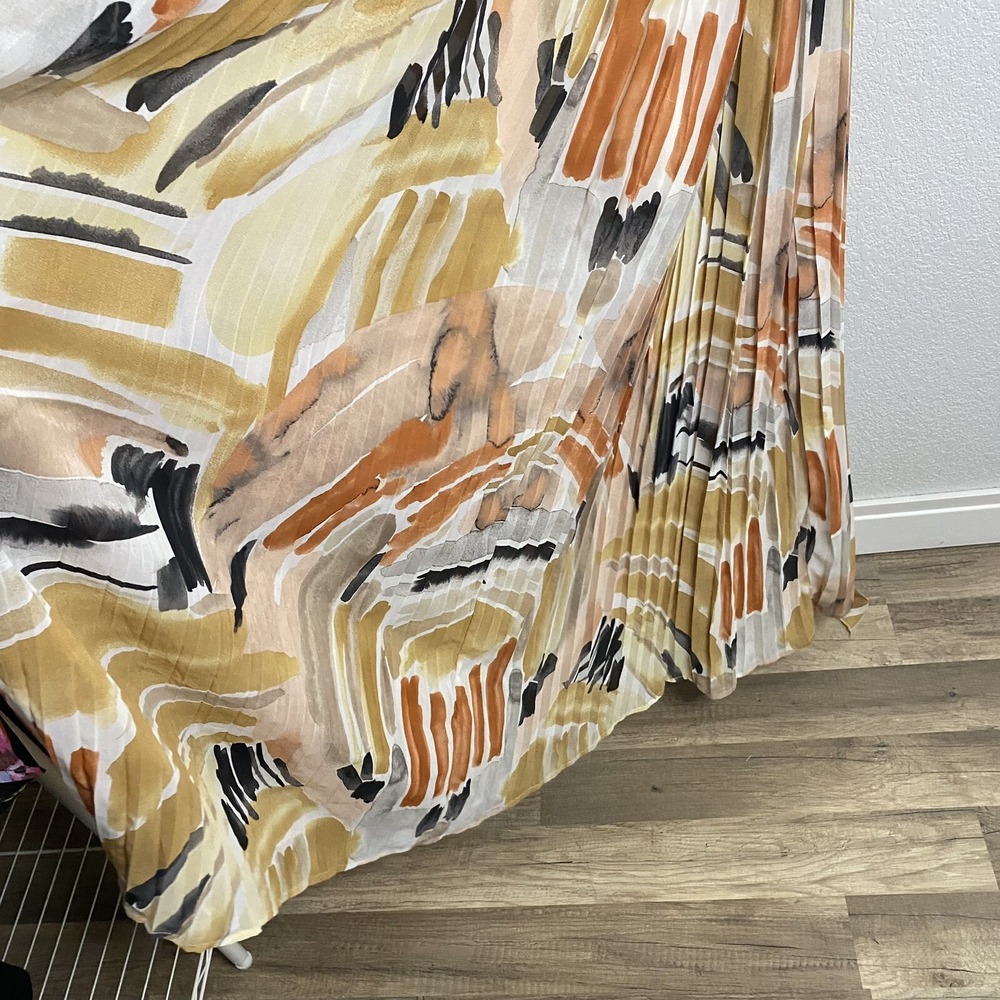 Fashion Nova Rayne Sleeveless Maxi Dress 3X Rust Abstract Print NWT Plus Size - Picture 12 of 14